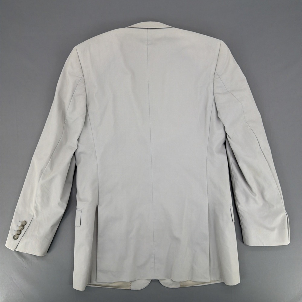 Vtg Esprit Collection Blazer Men's 36R Gray Cotton Nylon Sport Coat 2 Button - Picture 2 of 10